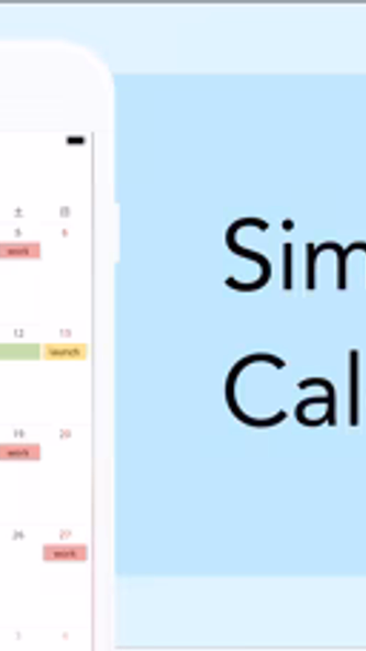 Simple Calendar・Schedule app Screenshot 1 - AppWisp.com Simple Calendar・Schedule app Screenshot 1 - AppWisp.com