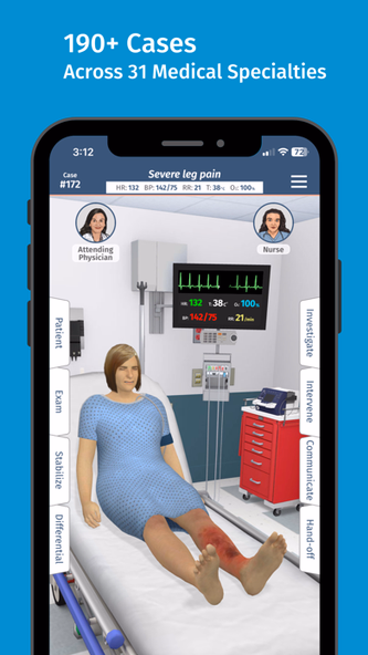 Full Code Medical Simulation Screenshot 2 - AppWisp.com Full Code Medical Simulation Screenshot 2 - AppWisp.com