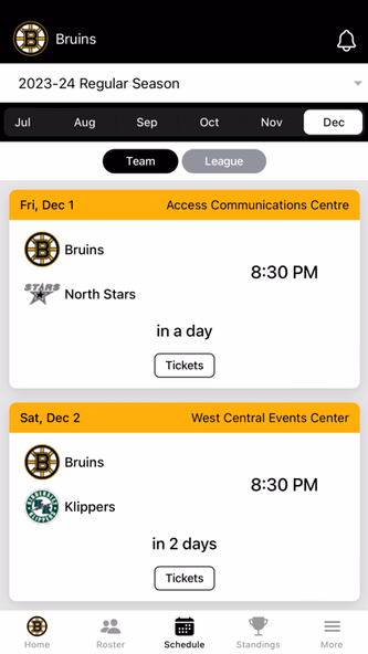 Estevan Bruins Official App Screenshot 3 - AppWisp.com Estevan Bruins Official App Screenshot 3 - AppWisp.com