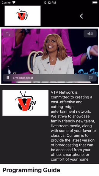 VTV Television Network Screenshot 3 - AppWisp.com VTV Television Network Screenshot 3 - AppWisp.com