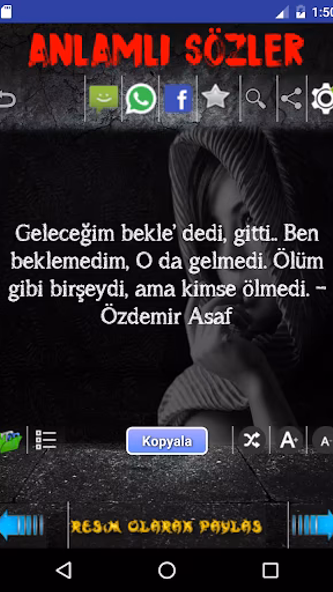 Anlamlı Sözler Screenshot 2 - AppWisp.com Anlamlı Sözler Screenshot 2 - AppWisp.com
