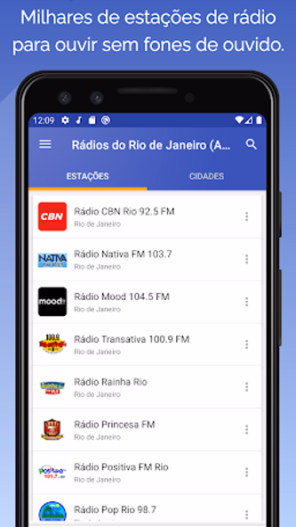 Rádios do Rio de Janeiro Screenshot 1 - AppWisp.com Rádios do Rio de Janeiro Screenshot 1 - AppWisp.com