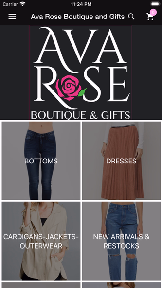 Ava Rose Boutique and Gifts Screenshot 2 - AppWisp.com Ava Rose Boutique and Gifts Screenshot 2 - AppWisp.com