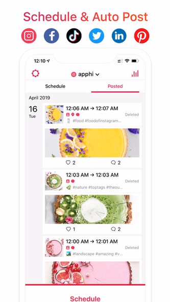 Apphi: Social Media Scheduler Screenshot 1 - AppWisp.com Apphi: Social Media Scheduler Screenshot 1 - AppWisp.com