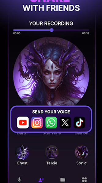 Voice.AI - Voice Changer Screenshot 3 - AppWisp.com Voice.AI - Voice Changer Screenshot 3 - AppWisp.com