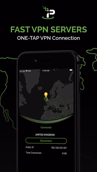 IPVanish: IP Location Changer Screenshot 1 - AppWisp.com IPVanish: IP Location Changer Screenshot 1 - AppWisp.com
