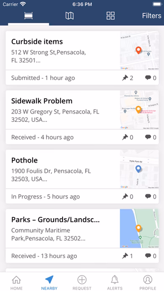 Pensacola 311 Screenshot 4 - AppWisp.com Pensacola 311 Screenshot 4 - AppWisp.com