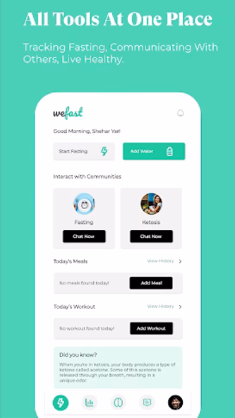 We Fast - Fasting App for Life Screenshot 1 - AppWisp.com We Fast - Fasting App for Life Screenshot 1 - AppWisp.com