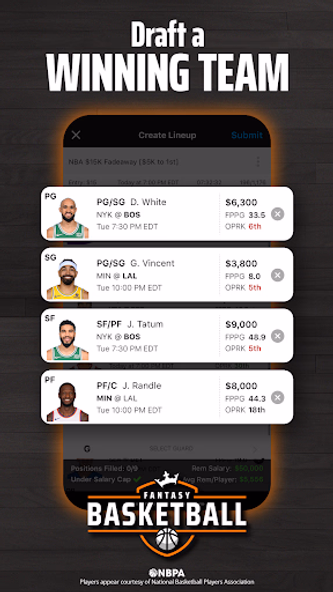 DraftKings Fantasy Sports Screenshot 3 - AppWisp.com DraftKings Fantasy Sports Screenshot 3 - AppWisp.com