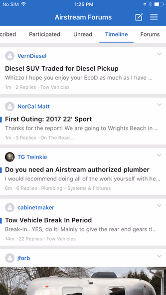 Airstream Forums Screenshot 3 - AppWisp.com Airstream Forums Screenshot 3 - AppWisp.com