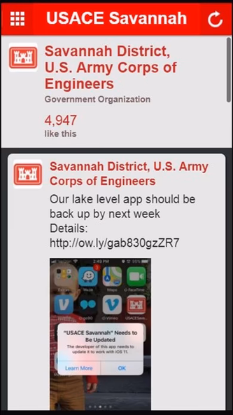 USACE Savannah Screenshot 2 - AppWisp.com USACE Savannah Screenshot 2 - AppWisp.com