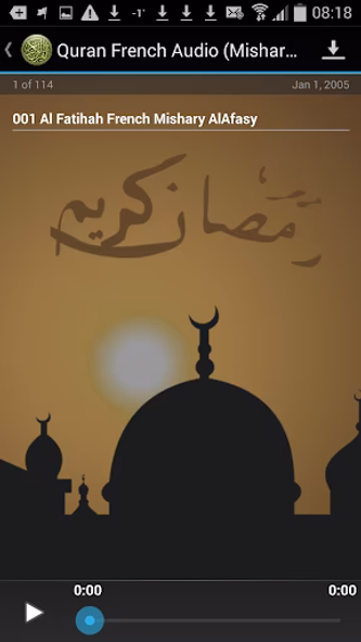 Quran French Translation MP3 Screenshot 3 - AppWisp.com Quran French Translation MP3 Screenshot 3 - AppWisp.com