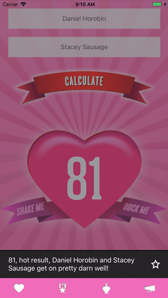 Love-O-Matic Screenshot 2 - AppWisp.com Love-O-Matic Screenshot 2 - AppWisp.com