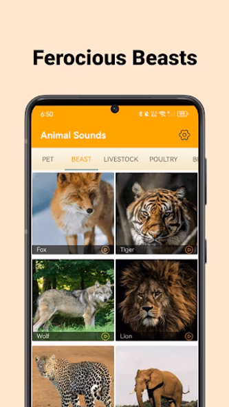 Animal Sounds - enjoy sounds Screenshot 2 - AppWisp.com Animal Sounds - enjoy sounds Screenshot 2 - AppWisp.com