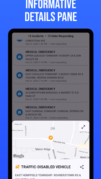 Lancaster Incidents Screenshot 3 - AppWisp.com