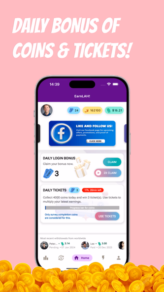 Earn Money with EarnLAH! Screenshot 4 - AppWisp.com Earn Money with EarnLAH! Screenshot 4 - AppWisp.com