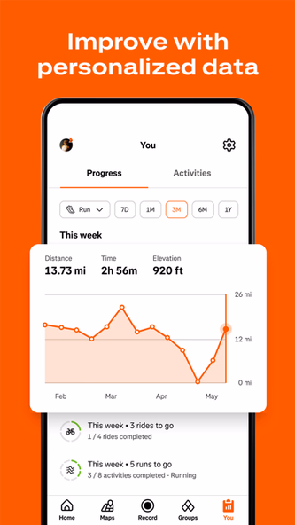 Strava: Run, Bike, Hike Screenshot 3 - AppWisp.com Strava: Run, Bike, Hike Screenshot 3 - AppWisp.com