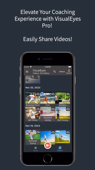 VisualEyes: Video Coaching App Screenshot 1 - AppWisp.com VisualEyes: Video Coaching App Screenshot 1 - AppWisp.com