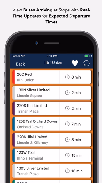 UIUC Bus Screenshot 4 - AppWisp.com UIUC Bus Screenshot 4 - AppWisp.com