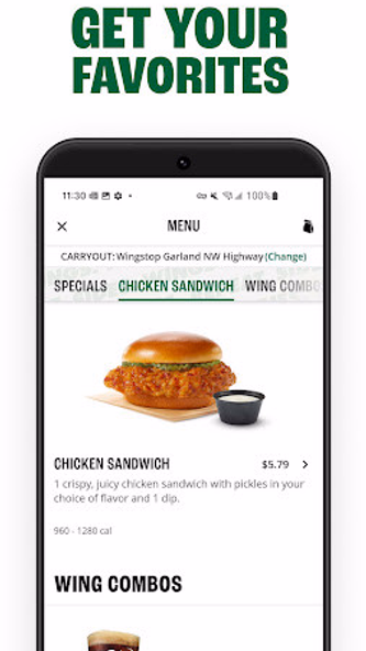 Wingstop Screenshot 3 - AppWisp.com Wingstop Screenshot 3 - AppWisp.com