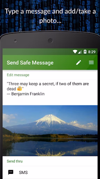 Safe Message Screenshot 1 - AppWisp.com Safe Message Screenshot 1 - AppWisp.com