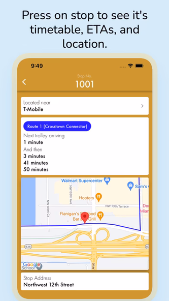 Doral Trolley Tracker Screenshot 3 - AppWisp.com Doral Trolley Tracker Screenshot 3 - AppWisp.com