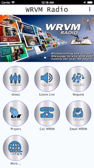 WRVM Radio Screenshot 1 - AppWisp.com