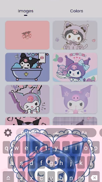 Kuromi Keyboard Theme Screenshot 3 - AppWisp.com Kuromi Keyboard Theme Screenshot 3 - AppWisp.com