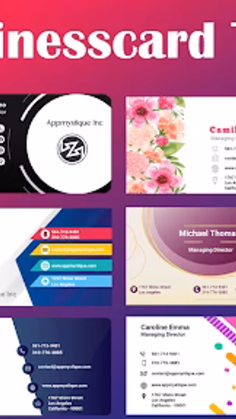 Business Card Maker Screenshot 1 - AppWisp.com Business Card Maker Screenshot 1 - AppWisp.com