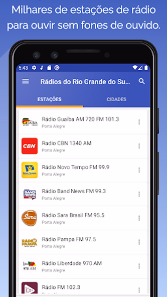 Rádios do Rio Grande do Sul Screenshot 1 - AppWisp.com Rádios do Rio Grande do Sul Screenshot 1 - AppWisp.com