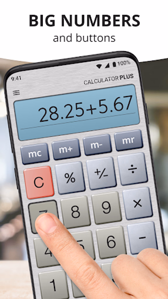Calculator Plus with History Screenshot 2 - AppWisp.com Calculator Plus with History Screenshot 2 - AppWisp.com