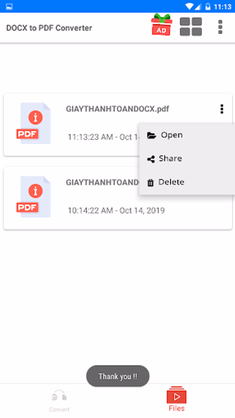 DOCX to PDF Converter Screenshot 4 - AppWisp.com DOCX to PDF Converter Screenshot 4 - AppWisp.com