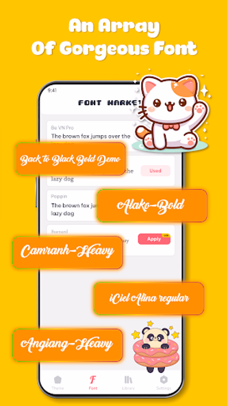 Fonts Keyboard: Stylish Text Screenshot 2 - AppWisp.com Fonts Keyboard: Stylish Text Screenshot 2 - AppWisp.com