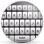 Keyboard Theme Gloss White - AppWisp.com