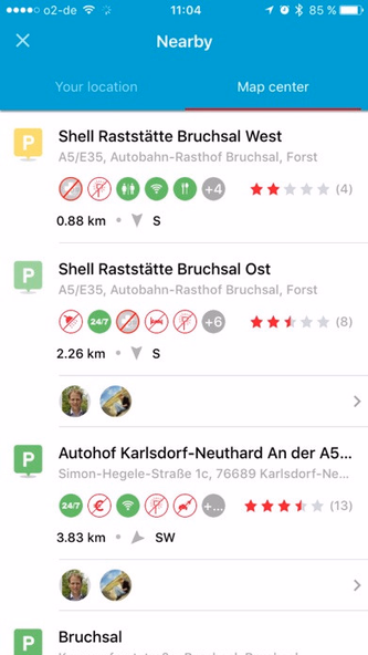 Truck Parking Europe Screenshot 2 - AppWisp.com Truck Parking Europe Screenshot 2 - AppWisp.com