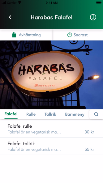 Harabas Falafel Screenshot 2 - AppWisp.com Harabas Falafel Screenshot 2 - AppWisp.com