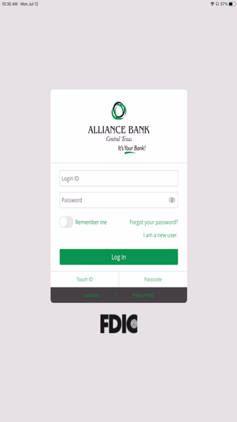 Alliance Bank Central Texas Screenshot 1 - AppWisp.com Alliance Bank Central Texas Screenshot 1 - AppWisp.com