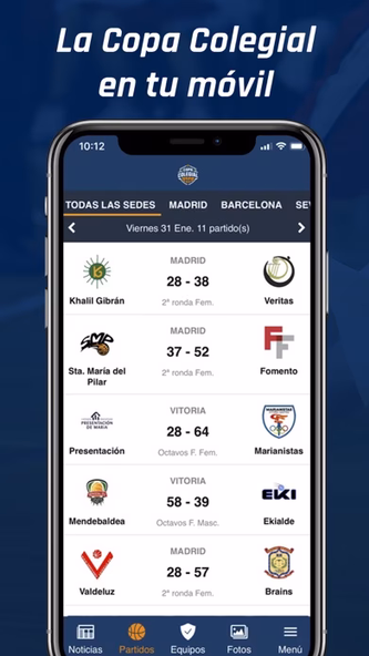 Copa Colegial Screenshot 1 - AppWisp.com Copa Colegial Screenshot 1 - AppWisp.com