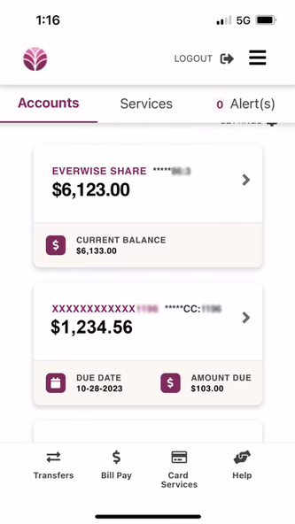 Everwise Mobile Banking Screenshot 4 - AppWisp.com Everwise Mobile Banking Screenshot 4 - AppWisp.com