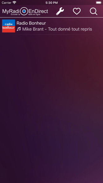 My Radio Endirect - France Screenshot 2 - AppWisp.com My Radio Endirect - France Screenshot 2 - AppWisp.com