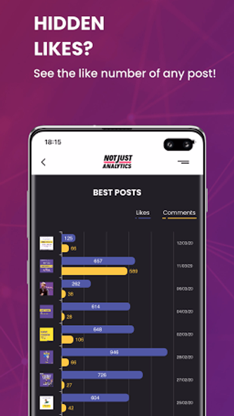 NotJustAnalytics - Followers & Screenshot 4 - AppWisp.com NotJustAnalytics - Followers & Screenshot 4 - AppWisp.com