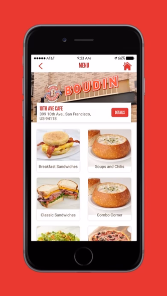 Boudin Bakery - Order, Rewards Screenshot 3 - AppWisp.com Boudin Bakery - Order, Rewards Screenshot 3 - AppWisp.com