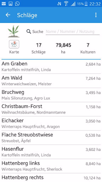 Plantivo Ackerschlagkartei Screenshot 3 - AppWisp.com Plantivo Ackerschlagkartei Screenshot 3 - AppWisp.com
