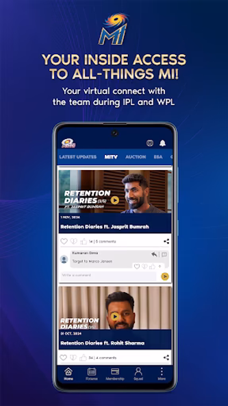 Mumbai Indians Official App Screenshot 2 - AppWisp.com Mumbai Indians Official App Screenshot 2 - AppWisp.com
