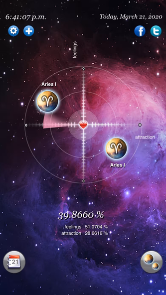 Astro Love - Calculator Screenshot 1 - AppWisp.com Astro Love - Calculator Screenshot 1 - AppWisp.com