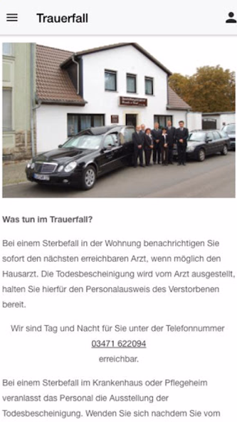 Bestattungsinstitut Bernburg Screenshot 3 - AppWisp.com Bestattungsinstitut Bernburg Screenshot 3 - AppWisp.com