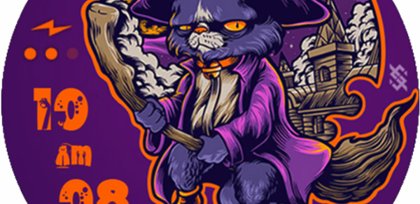 BFF47- Halloween Cat Witch Header - AppWisp.com BFF47- Halloween Cat Witch Header - AppWisp.com