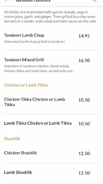 Monal Indian Cuisine Screenshot 4 - AppWisp.com Monal Indian Cuisine Screenshot 4 - AppWisp.com