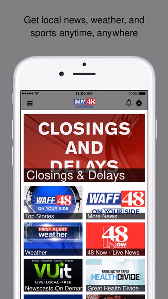 WAFF48 News Screenshot 1 - AppWisp.com WAFF48 News Screenshot 1 - AppWisp.com