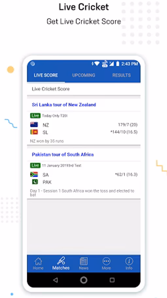 CrickOne - Live Cricket Score Screenshot 3 - AppWisp.com CrickOne - Live Cricket Score Screenshot 3 - AppWisp.com